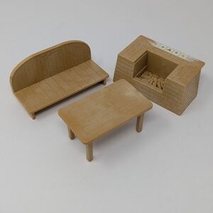 Calico Critters Seaside Restaurant Replacement Bench Fire Table